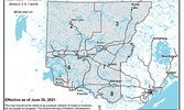 Restricted Fire Zone effective June 30.     Image courtesy Aviation, Forest Fire and Emergency Services