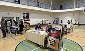 Northern Lights Community Theatre’s display at the Rec and Leisure Showcase   Angela Anderson / Bulletin Photo