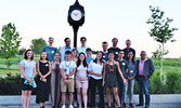 This year’s Rotary Canoe Trip participants alongside their leaders. - Jesse Bonello / Bulletin Photo