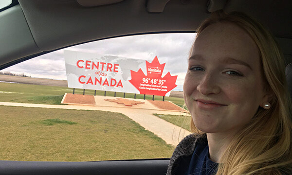 Rotary Exchange student enjoying new experiences in Sioux Lookout