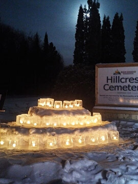 Rotary Club Ice Candles