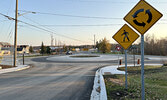 The new roundabout.   Tim Brody / Bulletin Photo