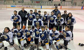 The Under 13 Sioux Storm show their C-Side Championship medals after a weekend tournament in Red Lake held March 4, 5 and 6.    Sioux Lookout Minor Hockey Association / Submitted Photos