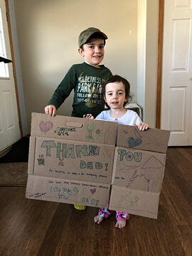 Sacred Heart School students, staff show appreciation for essential workers in special video