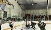 Hockey fans pack the Sioux Lookout Memorial Arena for a Sioux Lookout Bombers game.   Tim Brody / Bulletin File Photo