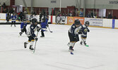 Members of the Sioux Storm take on the Red Lake Royals.    Tim Brody / Bulletin Photo