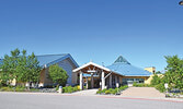 The front entrance of the Sioux Lookout Meno Ya Win Health Centre.   Photo courtesy of Sioux Lookout Meno Ya Win Health Centre