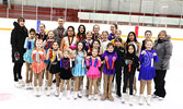 Members of the Sioux Lookout Skating Club proudly display their medals and ribbons. - Tim Brody / Bulletin Photo