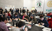 SNHS students and their parents/guardians enjoy a special Honour Roll breakfast in honour of the students and their achievements.   Tim Brody / Bulletin Photo