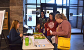 Guests were greeted with tasty treats during the open house. - Jesse Bonello / Bulletin Photo