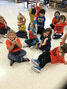 Sacred Heart School students take part in Orange Shirt Day activities.      Courtesy of Sacred Heart School