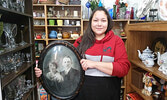 Hannah McKay with the picture of her great-grandparents, which was found at the Sioux Lookout Salvation Army. - Carol Maxwell / Submitted Photo