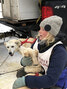 Sarah Smith racing with Brian Bergen’s sled dogs during the Gunflint Mail Run on Jan. 5 and 6. - Sarah Smith / Submitted Photo