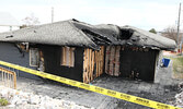 This seven-unit apartment building on Prince Street in Sioux Lookout was damaged in a May 5 fire.     Tim Brody / Bulletin Photo