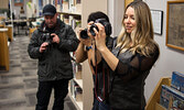 Members of the Sioux Lookout Photography Group hone their skills at a photo shoot in 2019. - Bulletin File Photo