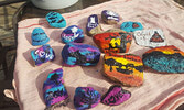 Rocks painted by the McCord family. - Nancy McCord / Submitted Photo