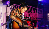 Headliner Nick Sherman, a former resident of Sioux Lookout, performs. - Tim Brody / Bulletin Photos