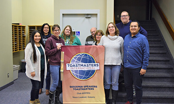Siouxper Speakers Toastmasters Club earns Distinguished Club ribbon