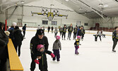 Fans had a chance to skate with the Sioux Lookout Bombers last Friday evening.   Tim Brody / Bulletin Photo