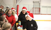 Coach Lynn Traviss-Thompson, Brenda Linden, Jojo Pruys, and Connor Suprovich.    Tim Brody / Bulletin Photo