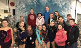 Fifteen skaters represented the Sioux Lookout Skating Club during a Skate Ontario competition in Fort Frances on Jan. 25 and 26. -  Becky Bates / Submitted Photo