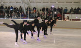 Skaters in the Sioux Lookout Skating Club perform during their year-end show on April 6 at the Sioux Lookout Memorial Arena.     Tim Brody / Bulletin Photo