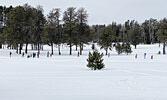 Nordic Nomads instructors teach children in the club’s learn to ski programs on Feb. 28. - Tim Brody / Bulletin Photo