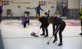 Skip to Equip participants had packed schedules, playing plenty of games during the women’s curling fundraiser. - Jesse Bonello / Bulletin Photo