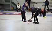 Skip to Equip participants had packed schedules, playing plenty of games during the women’s curling fundraiser. - Jesse Bonello / Bulletin Photo