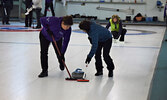 Skip to Equip participants had packed schedules, playing plenty of games during the women’s curling fundraiser. - Jesse Bonello / Bulletin Photo