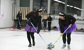  Nineteen teams competed in the charity curling event.   Tim Brody / Bulletin Photo