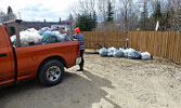 During their garbage cleanup, Bob and Kellie Starratt would fill over 20 bags of garbage at a time. - Bob Starratt / Submitted Photo