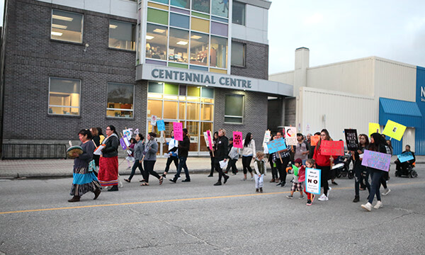 23nd annual Take Back the Night march held in Sioux Lookout