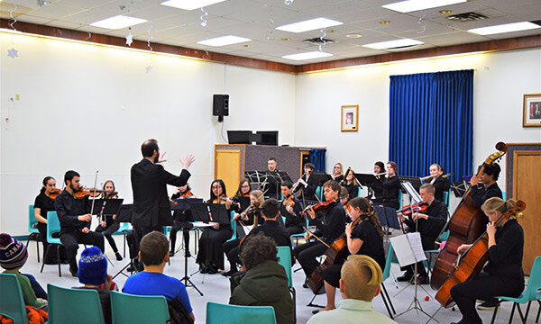 Thunder Bay Symphony Youth Orchestra performs in Sioux Lookout