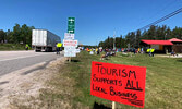 Approximately 300 people attended the Tourism Matters rally in Vermillion Bay on June 13. The rally was an opportunity for tourism outfitters across the region to voice their need for financial support from the government. - Facebook / Sol Mamakwa MPP