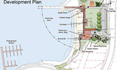A rendering of the plan for the town beach. - Submitted Photo