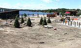 Ongoing work at Farlinger Park (the town beach).     Tim Brody / Bulletin Photo