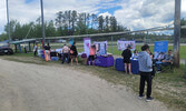 The Sioux Lookout Violence Action and Awareness Committee (VAAT) held an outdoor barbecue and meet and greet at the Sioux Lookout Baseball Diamonds on June 7.   Mike Lawrence / Bulletin Photo