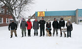 Protestors on Front Street last Saturday.     Tim Brody / Bulletin Photo