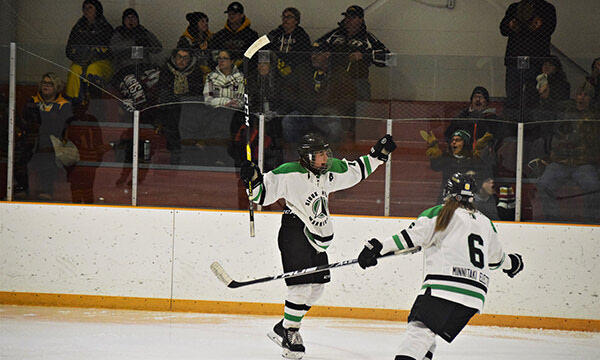 Warriors host Eagles in hockey doubleheader