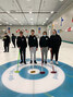 Warriors Mixed Curling team from left: Josh Rice - Second, Charles Darling - Skip, Haylee Bouchard – Third, and Naomi Mousseau – Lead.   Submitted Photo