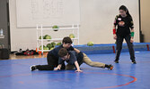 Elementary students take part in the Watermelon Wrestling Festival.     Tim Brody / Bulletin Photo