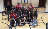 Beaver Scouts, leaders and parents with Reg Drew, Medal of Military Merit (MMM), Canadian Forces Decoration (CD). - Nancy McCord / Submitted Photos
