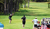Approximately 40 golfers participated in the fourth annual Wilderness Trail Golf Tournament. - Jesse Bonello / Bulletin Photo